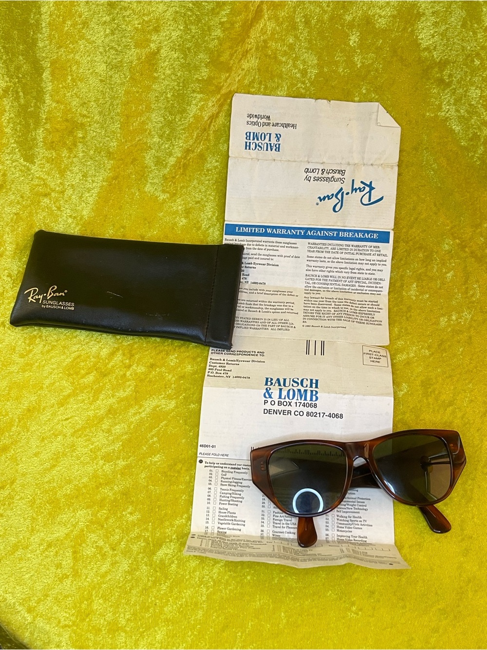 Bausch and Lomb Ray Ban Sunglasses